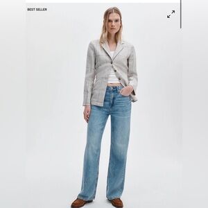 Rag & Bone featherlight Logan Wide Leg Light Blue Women’s Jeans